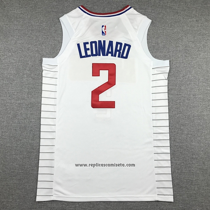 Camiseta Los Angeles Clippers Kawhi Leonard #2 Association 2020-21 Blanco